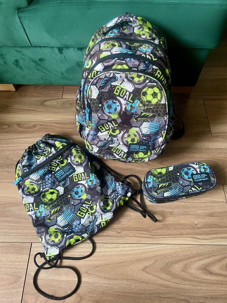 Zestaw plecak, piórnik i worek Coolpack klasy 1-3