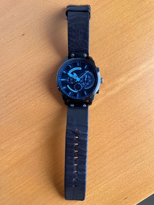 Relógio Police azul