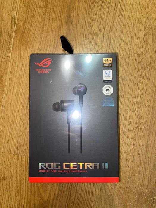 Наушники ASUS ROG Cetra II , новые в пленке!