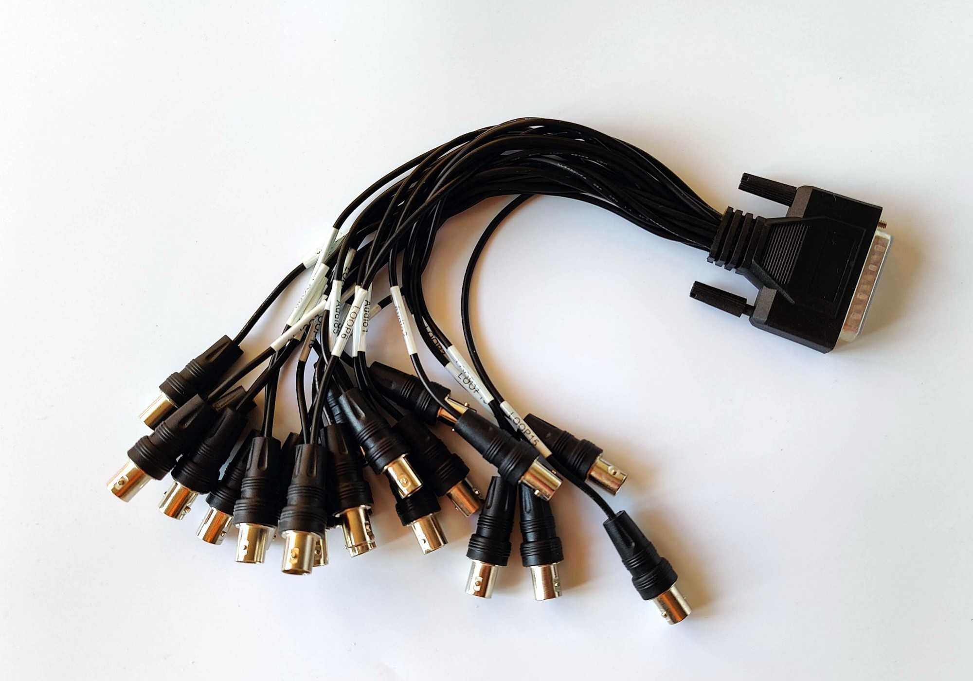 Kabel do rejestratora audio 21 x BNC adapter na DB25 Male