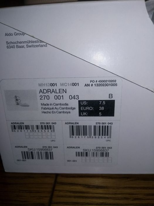 Buty damskie Aldo roz 38 nowe