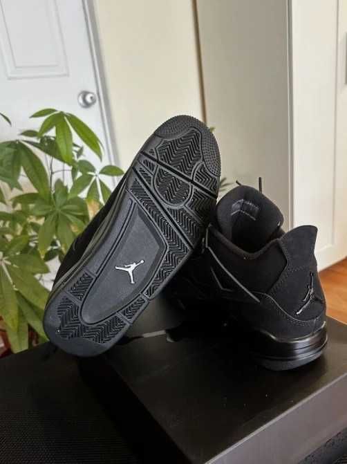 New Nike Air Jordan 4 Retro Black Eu 41