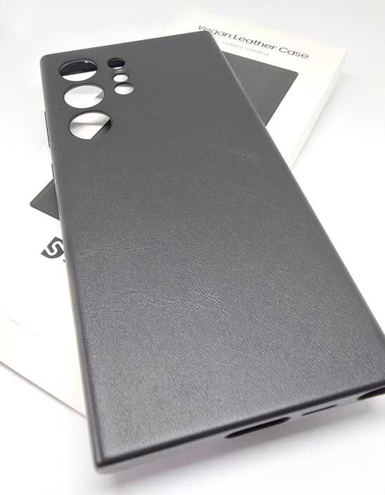 Capas em pele vegan Samsung S24 Ultra preto bege