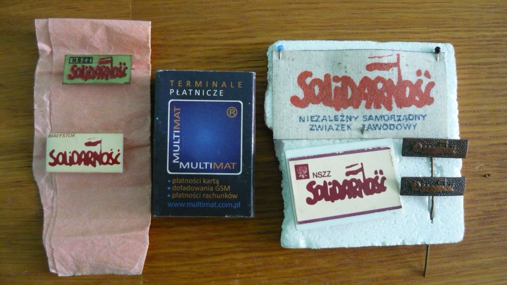 Solidarność plakietka przypinka znaczek Politechnika Częstochowska