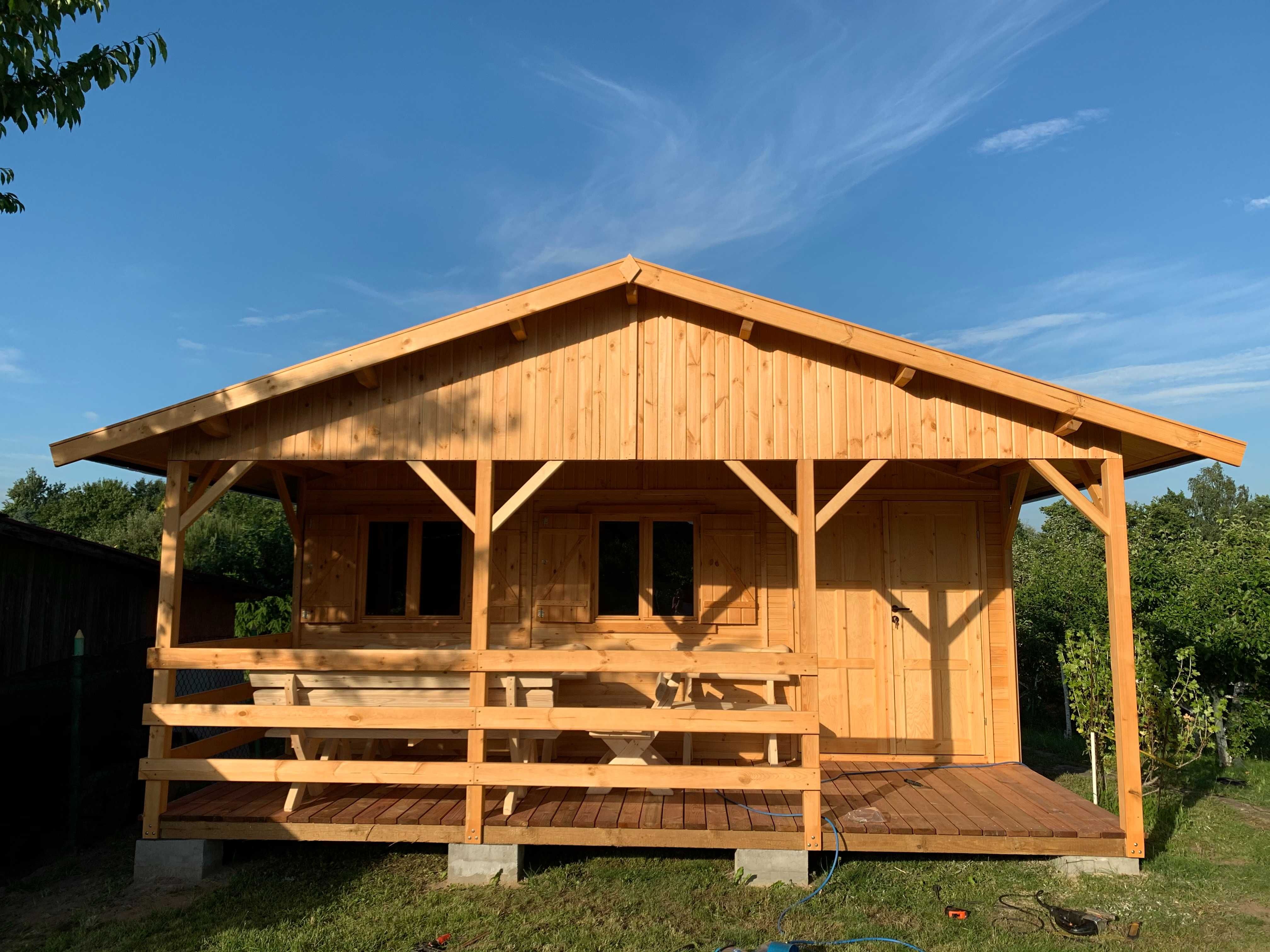 domek drewniany domki drewniane dom letniskowy domy z drewna warbit
