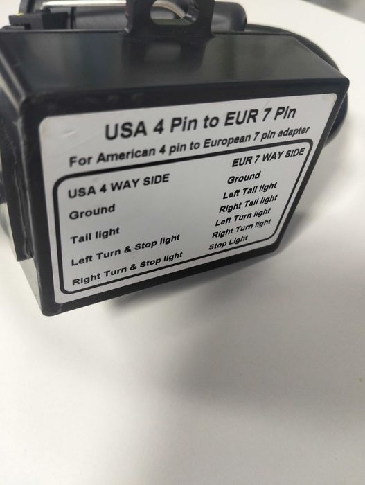 Adapter haka wiązka usa  4 pin do 7 pin redukcja hak