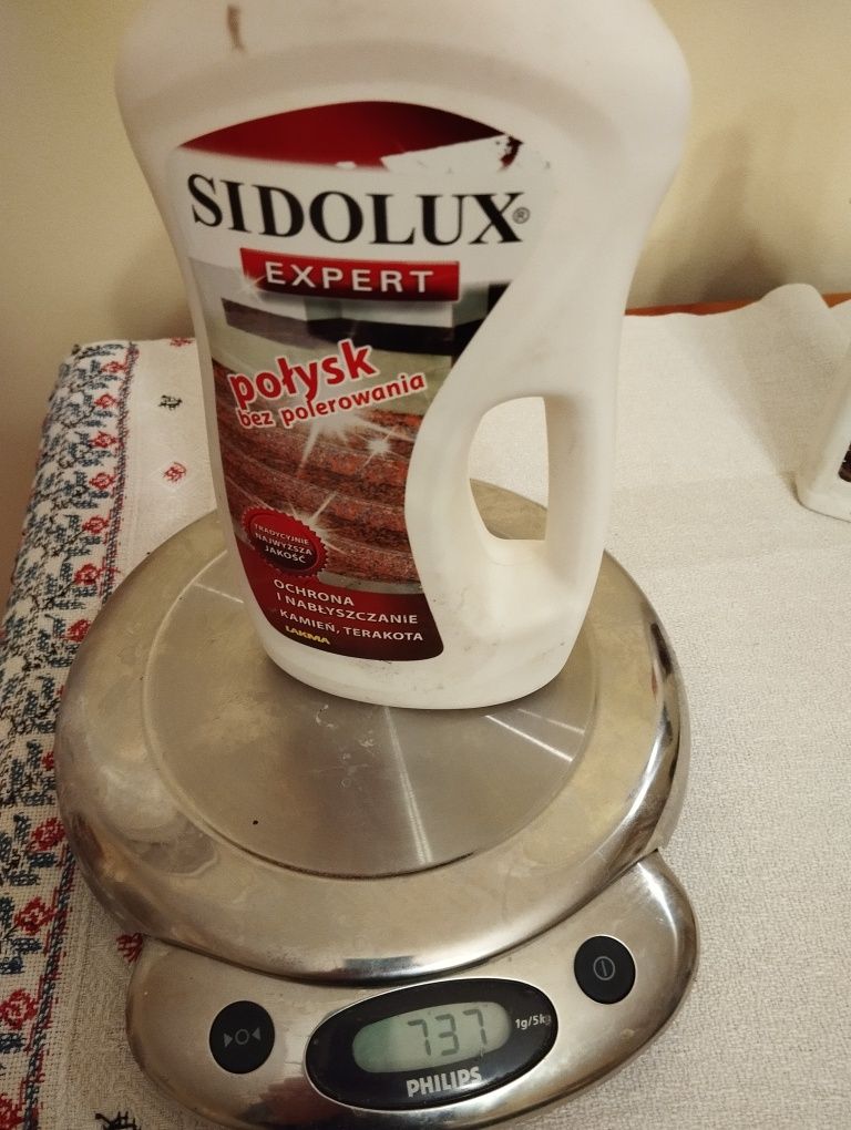 Zestaw, Sidolux do nagrobków, 2 niepełne butelki, po dacie waznosci