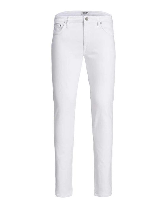 Jeans JACK & JONES modelo Glenn slim brancas tam. 32/32 NOVAS