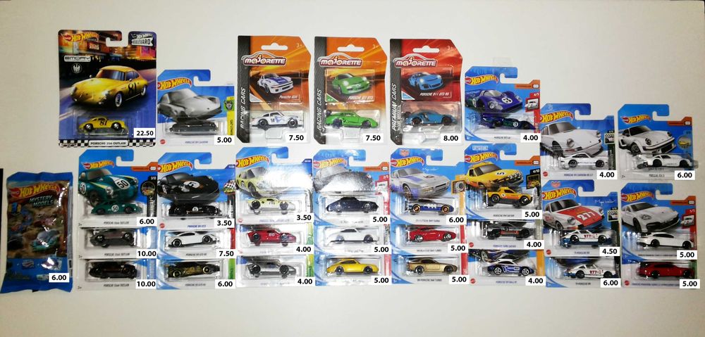 Porsche - Carros Hot Wheels , Majorette , Matchbox , Welly , etc