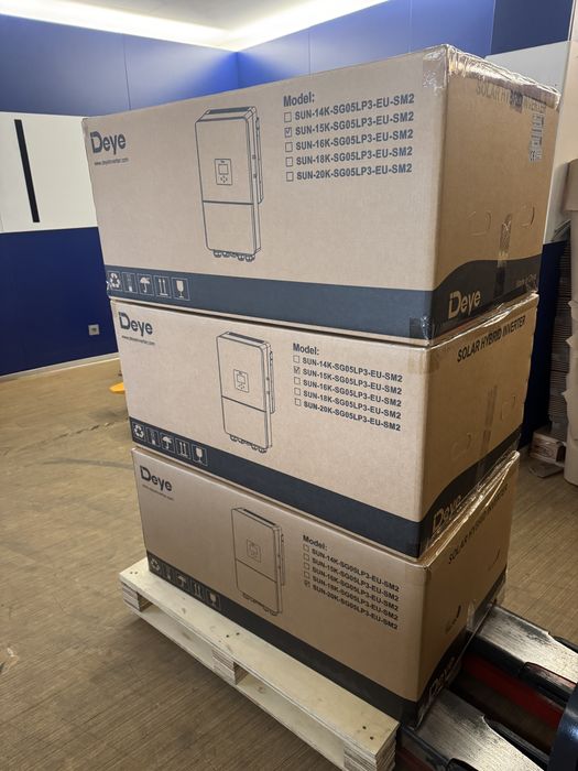 Гібрідний інвертор 12 кВт гибридный DEYE SUN-12K-SG05LP3-1900$