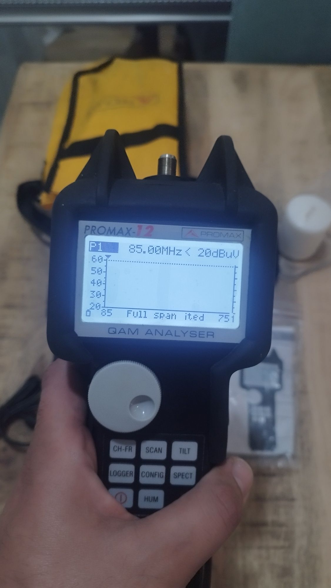 Promax 12 medidor RF e frequências