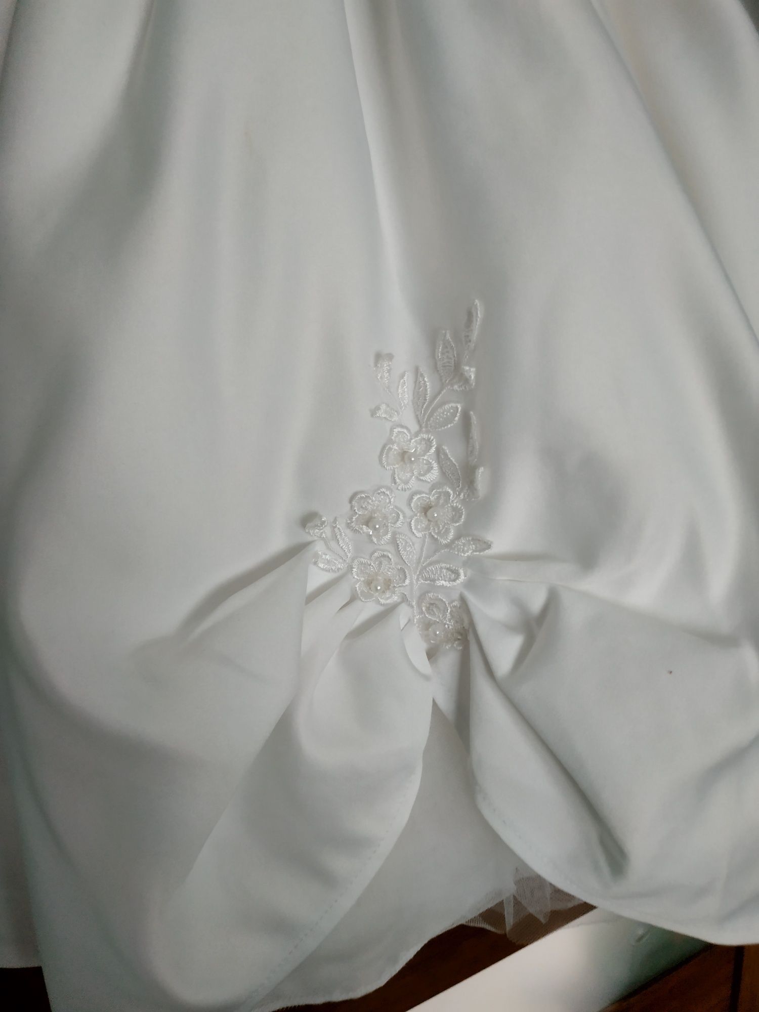 Sukienka biała komunia wesele chrzest