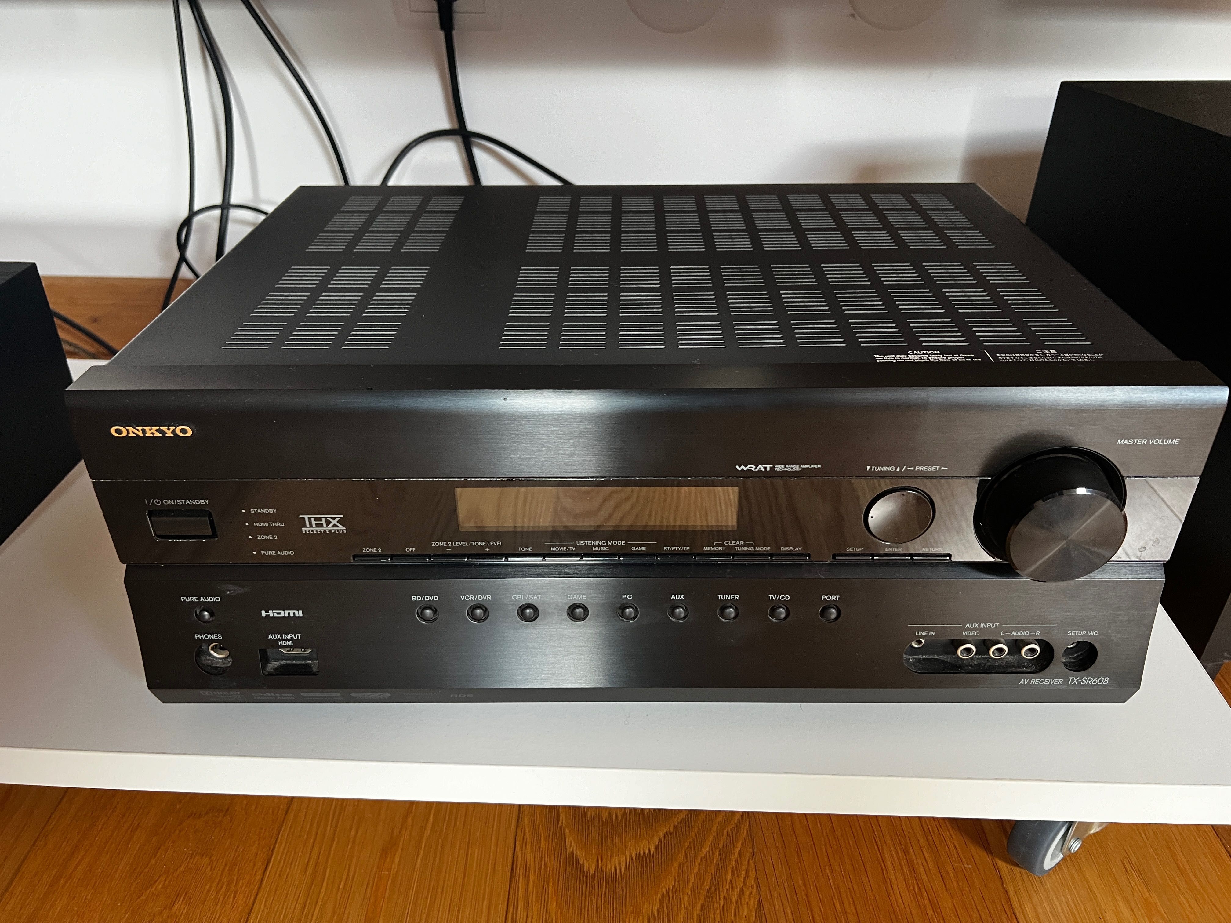 Onkyo AV TX-SR608 Preto SEM SOM