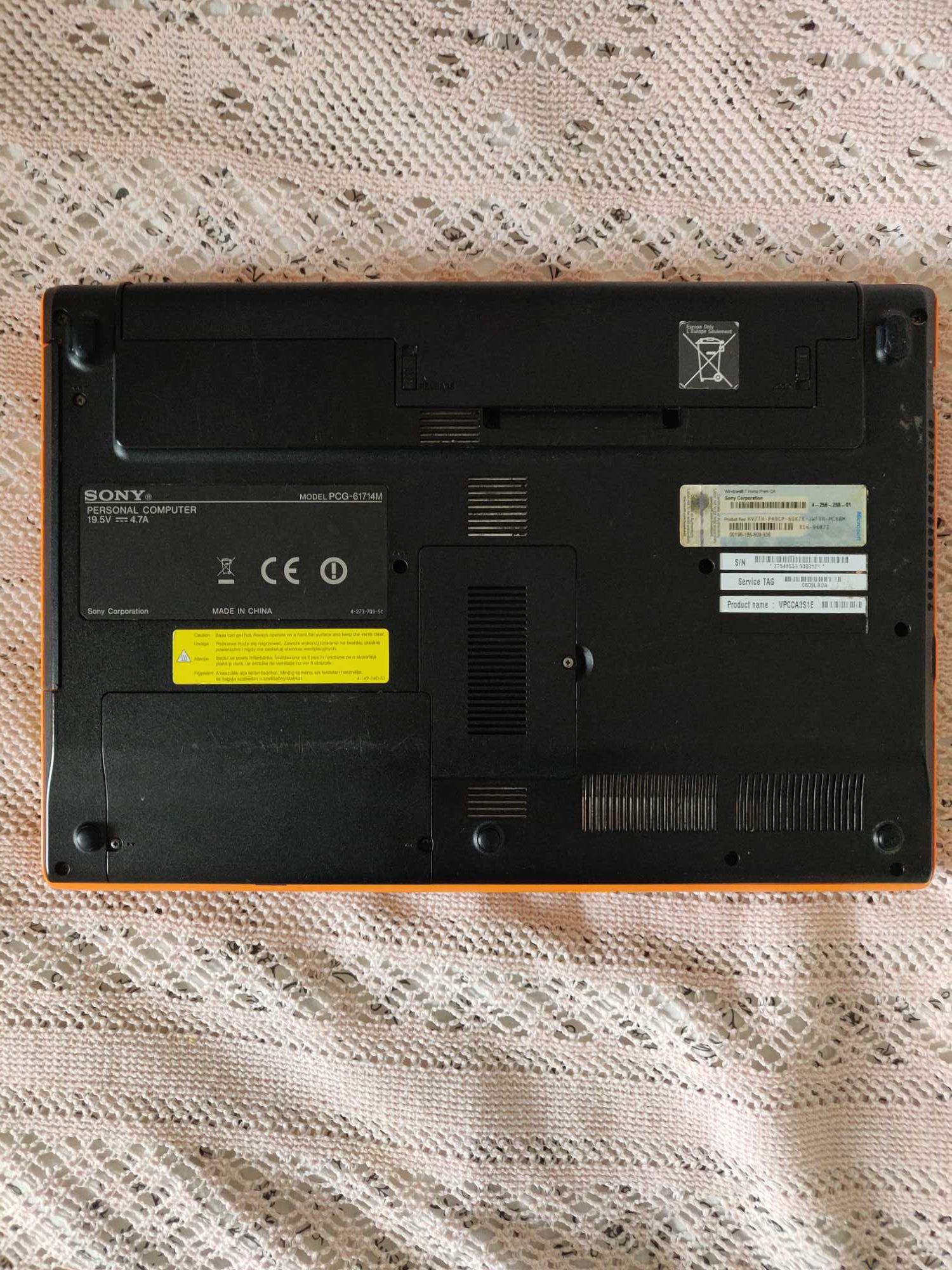 Laptop Sony PCG-61714M
