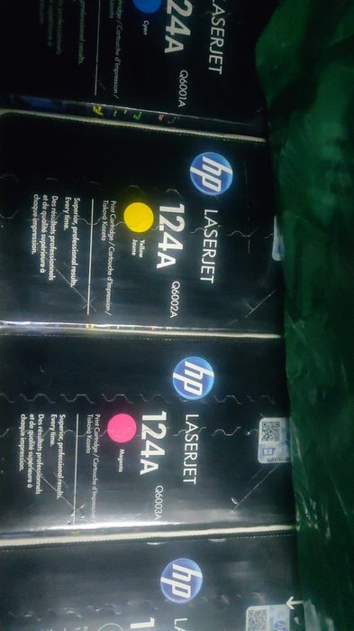 Tonery hp 124a rozne kolory