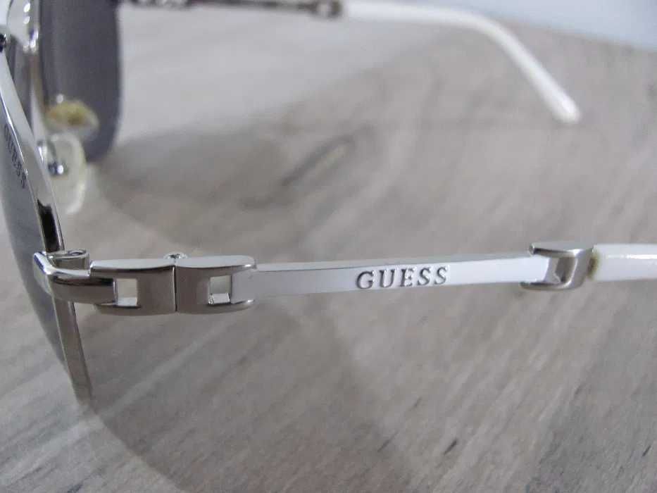 GUESS-Okulary PRZECIWSLONECZNE Damskie - GF0292 Aviator