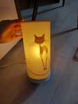 Lampka z kotkiem