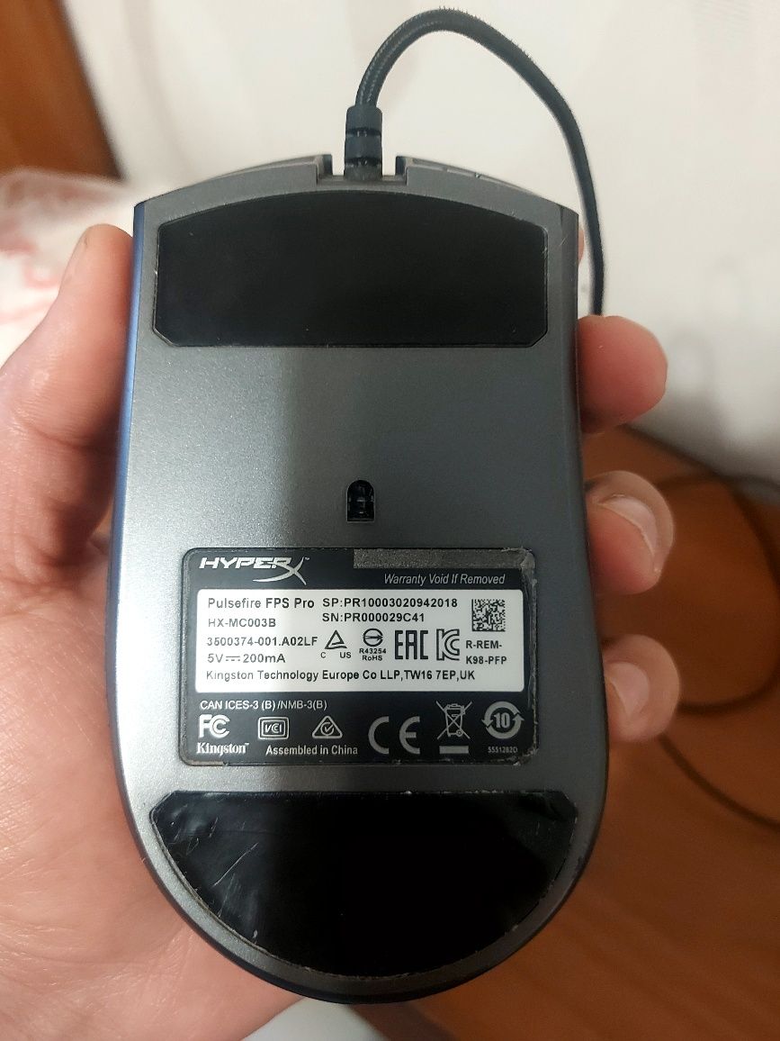Мишка HyperX Pulsefire FPS Pro RGB USB Black