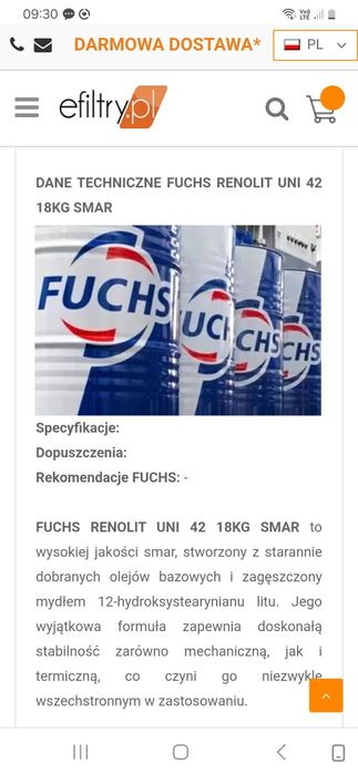 Smar Fusch Renolit Ep2 18kg