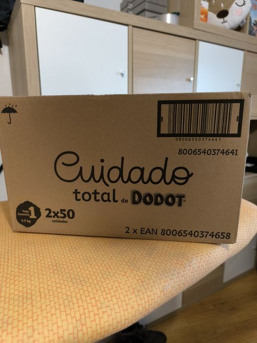 Fraldas Dodot Cuidado Total Tamanho 1