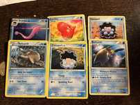 Karty pokemon oryginalne zestaw Clamperl Relicanth Gorebyss Luvdisc