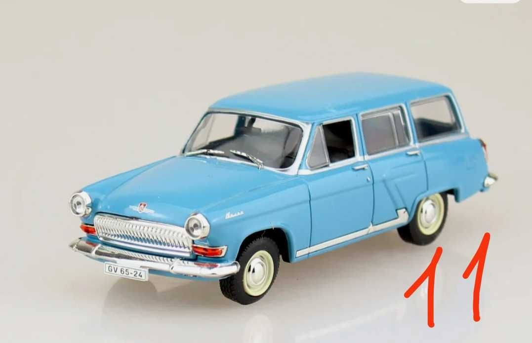 Samochod Moskwich 407. Model 1:43 niebieski