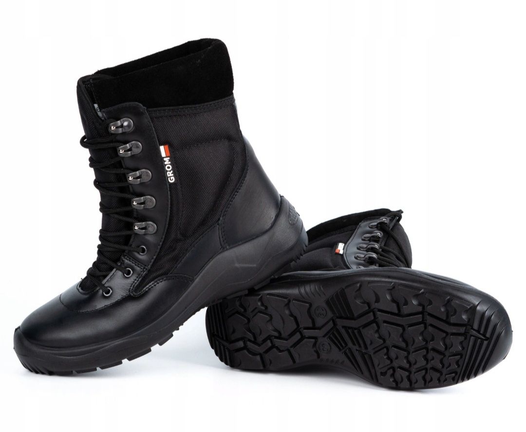 Buty skórzane militarne GROM trapery rozmiar 48 Taniej