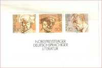 Znaczki pocztowe Briefmarken Nobelpreistraeger Deutschsprach Literatur