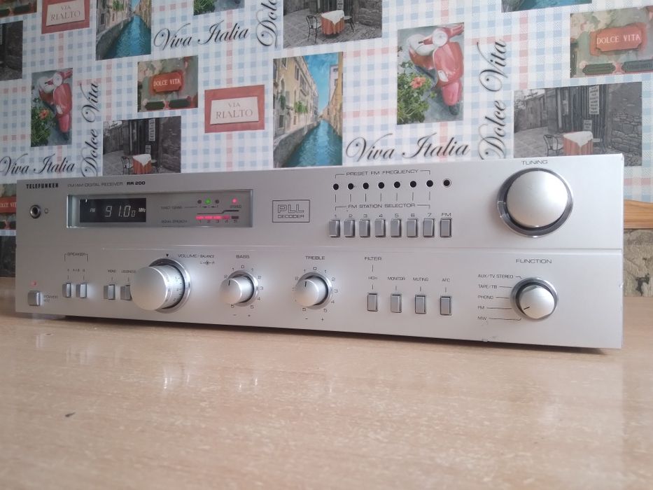 Замечательный винтажный Telefunken RR 200,2×60Вт,АССОРТИМЕНТ,гарантия!