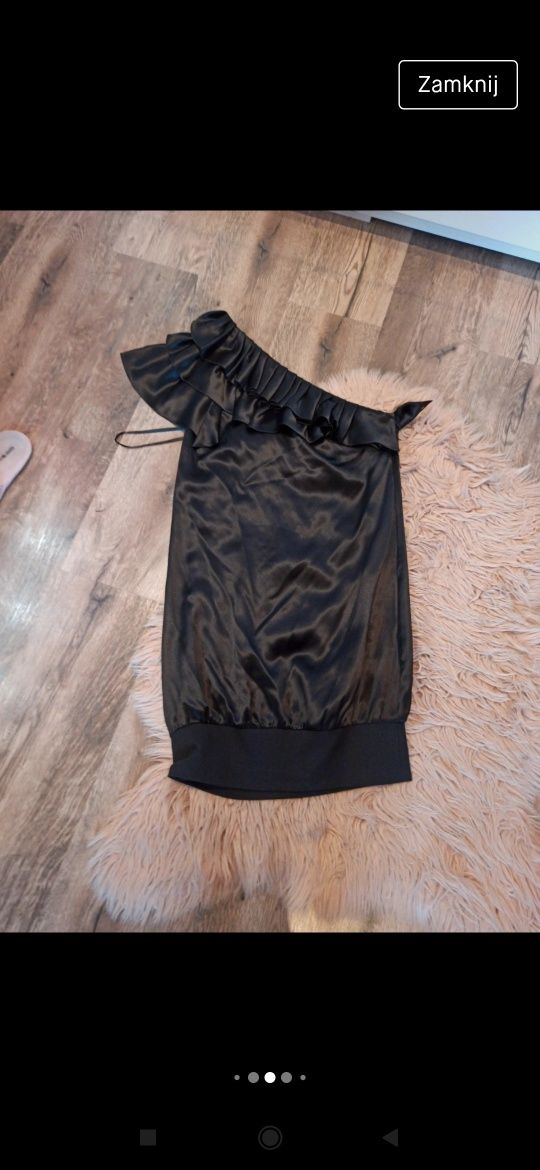 Ted Baker S mała czarna 100% jedwab silk