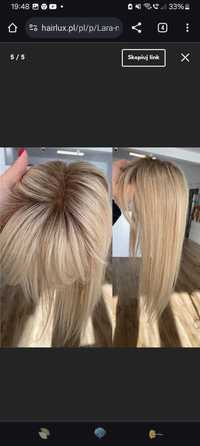 Topper Hair Lux model Lara stan idealny naturalne włosy