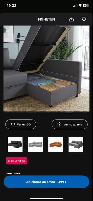 Sofa cama ikea com 2 anos