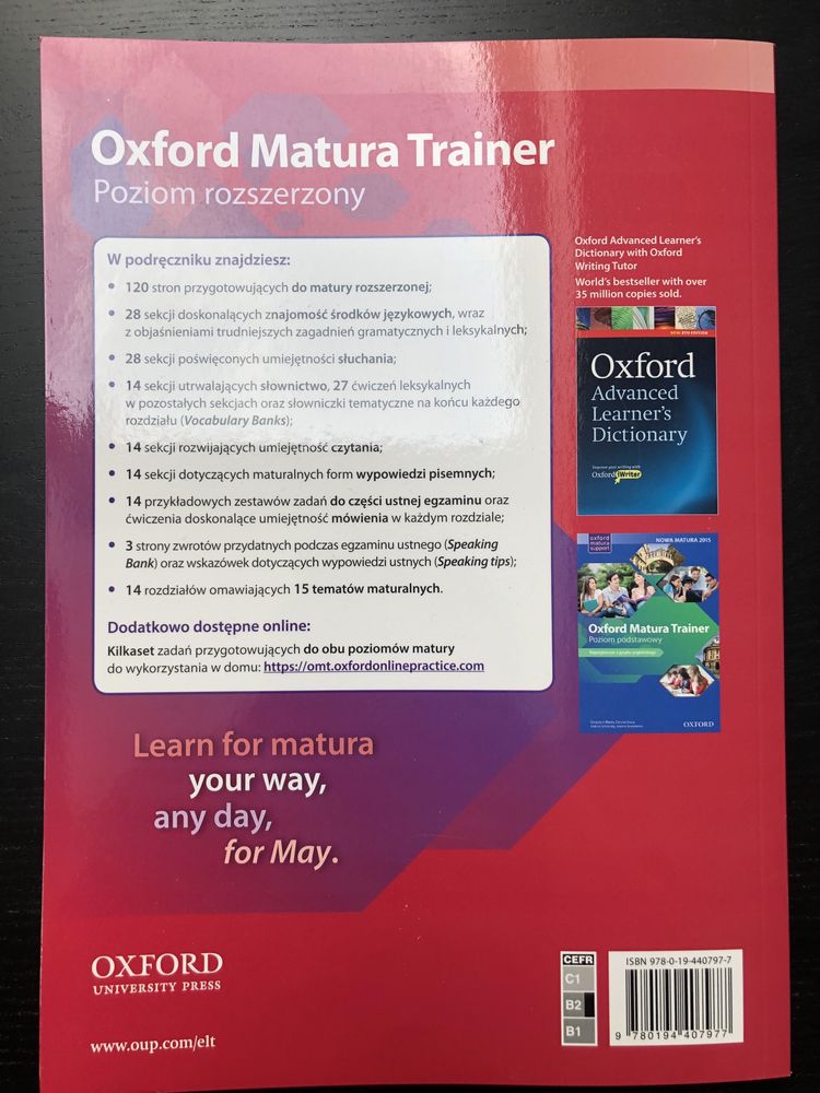 Repetytorium „oxford matura trainer” poziom rozszerzony