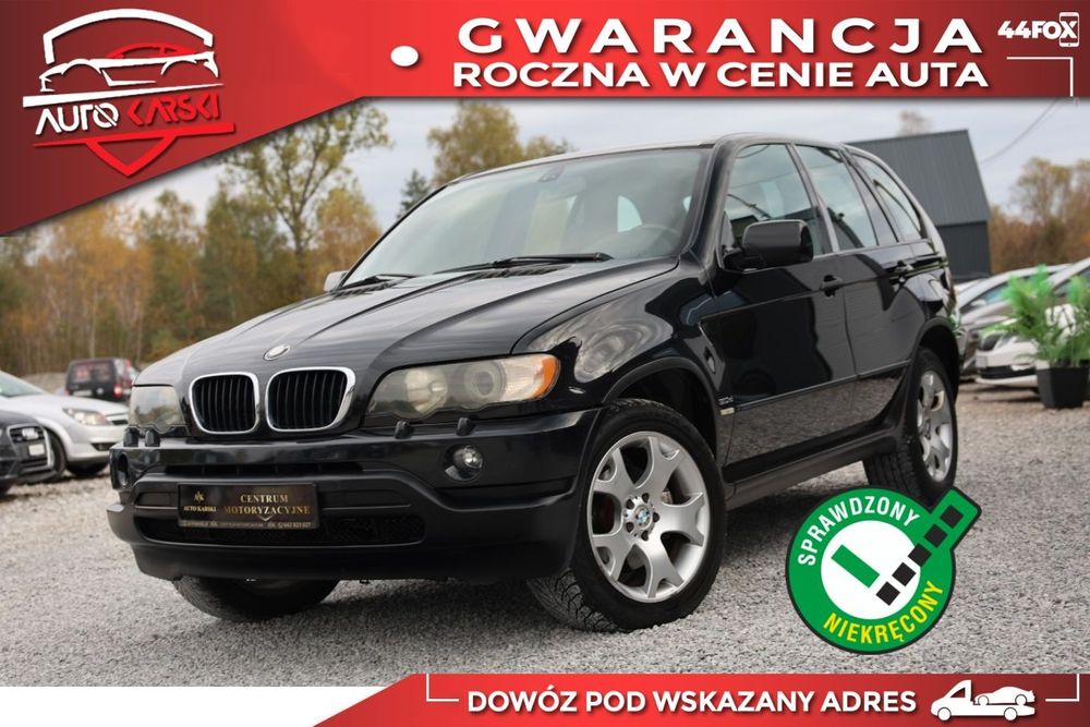 BMW X5 3.0 184KM 4X4*Automat*Klimatronic*Tempomat*Wielofunkcja*ESP*ABS*