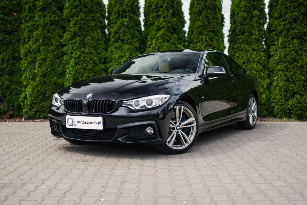 BMW Seria 4 35i xDrive, MSport, SalonPL, Bezwypadkowy, Aktywny wydech, Duży serwis