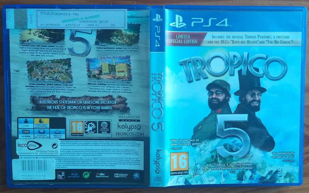 Tropico 5 PlayStation 4
