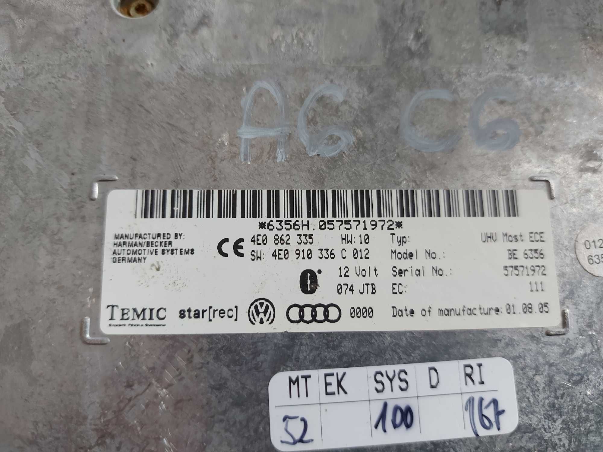 Audi A6 C6 moduł bluetooth 4E0.862.335 FV dostawa