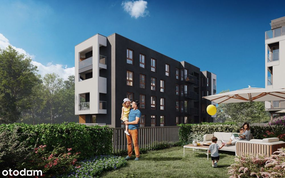 2-pokojowe mieszkanie 40m2 + ogródek Bez Prowizji
