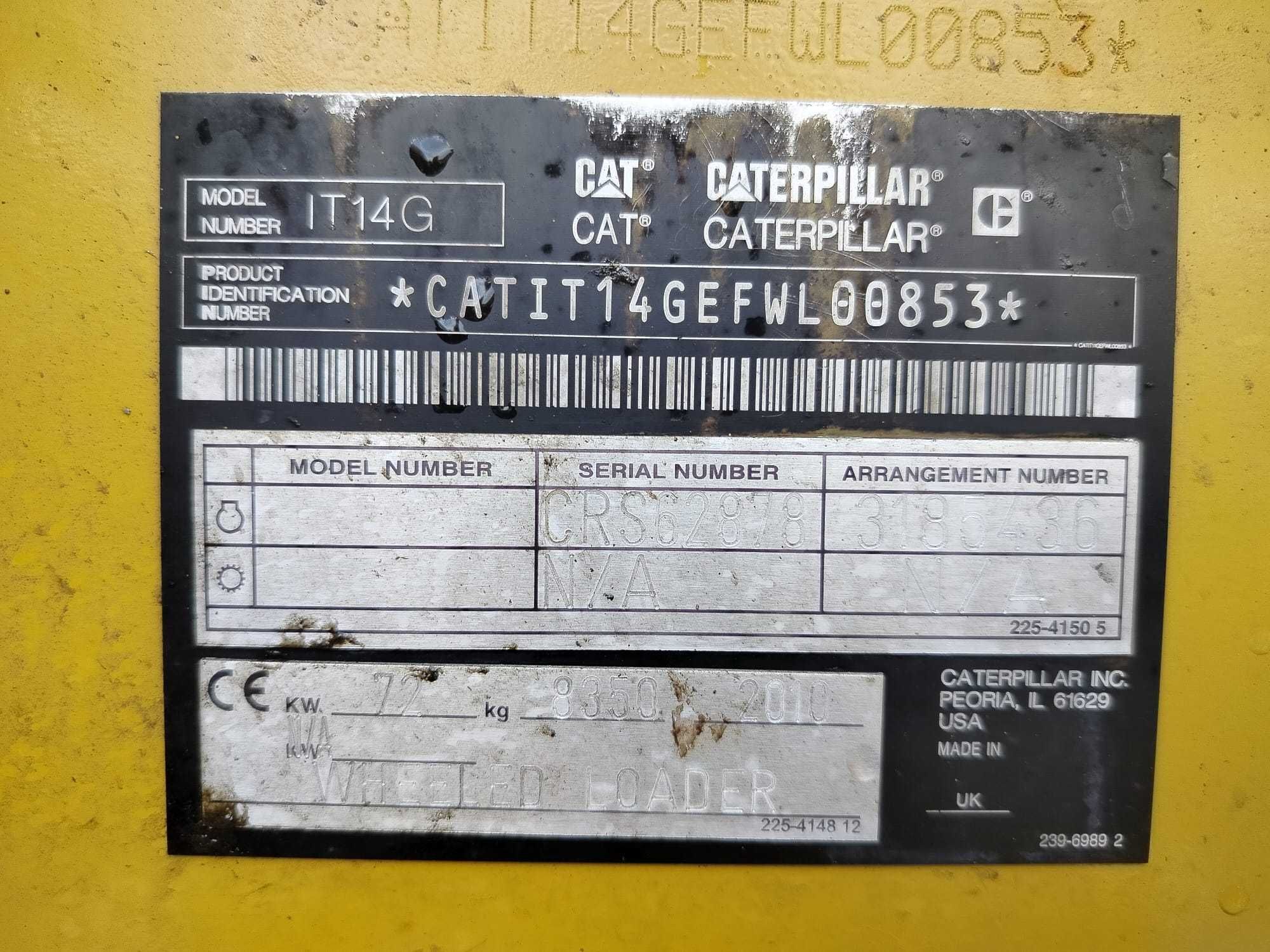 Ładowarka kołowa CAT IT 14 G