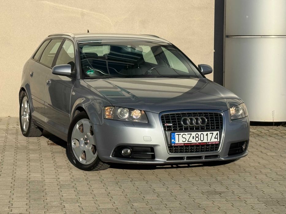 AUDI A3 TDI 170KM S-LINE Bixenon Navi Alu 17 skóry Zarejestrowana