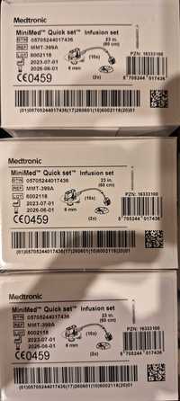 NOWE Wkłucia Medtronic Minimed quick-set  6/60