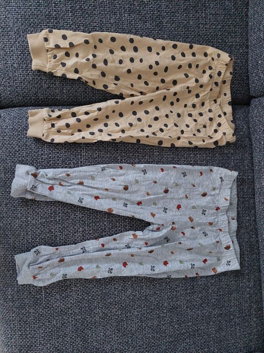 Piżamy dla dziewczynki 86/92 2x  H&M (jedna nowa nie noszona)