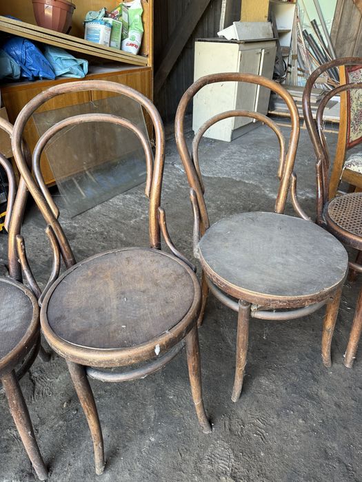 Krzesła krzesło PRL vintage stare renowacja