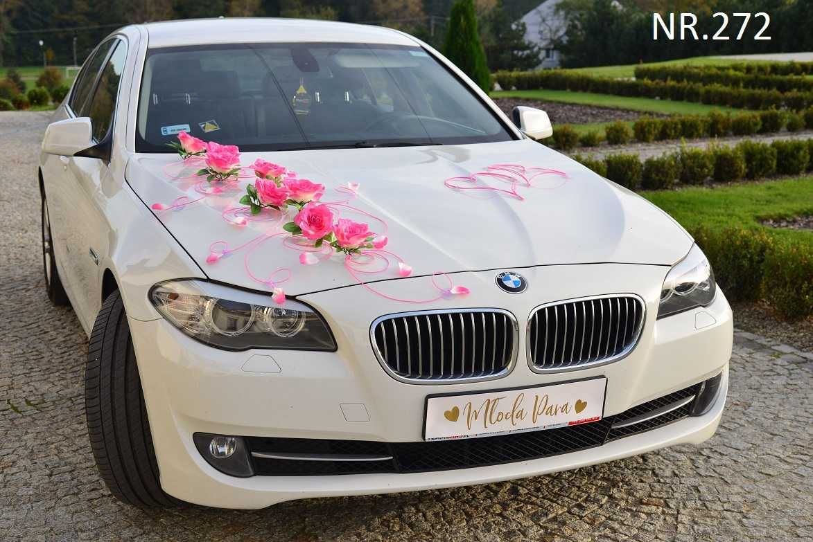 Dekoracja samochodu,ozdoby,stroiki na samochód,ślub,kwiaty, 272
