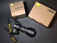 Nikon d800 e lente 24-70