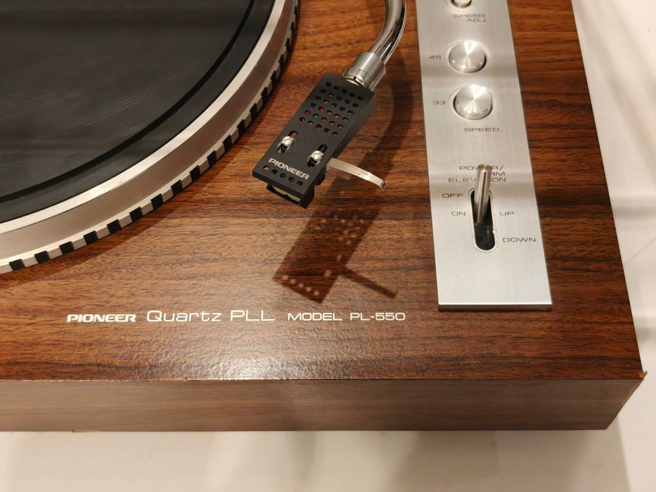 PIONEER PL-550 ! Flagowy gramofon Direct Drive Quartz ! Wer Europejska