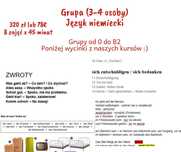 Język niemiecki online Indywidualne, w parach, grupowe