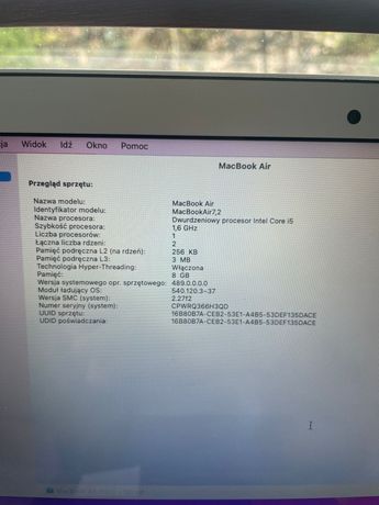 Macbook Air 13 512GB