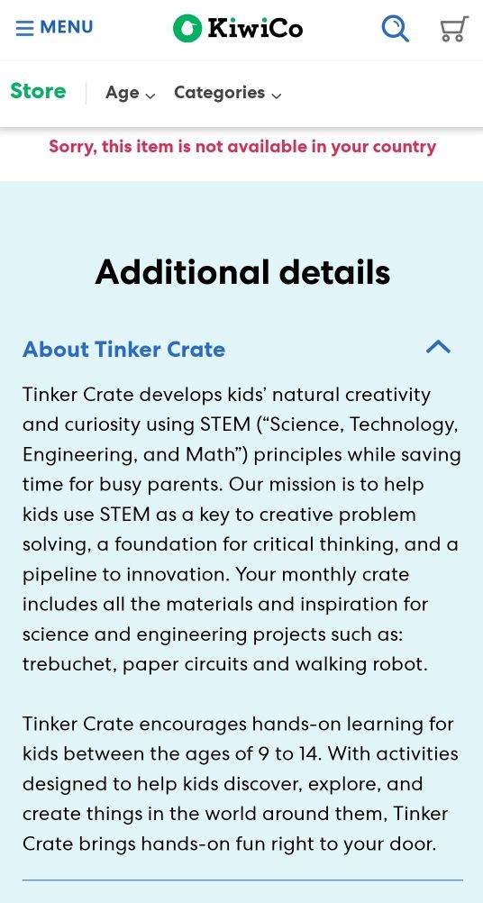 Câmara Obscura STEM Tinker Crate