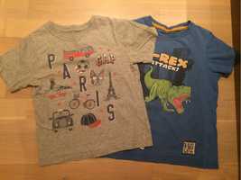 Dwie koszulki T-shirty Gap i GT 5 lat 110 cm